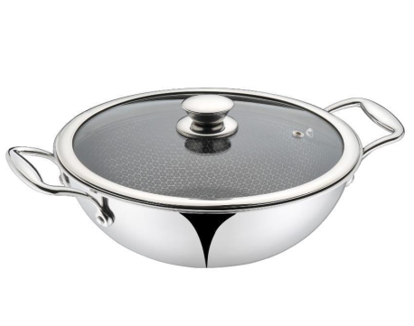 Triply Kadhai with Glass Lid